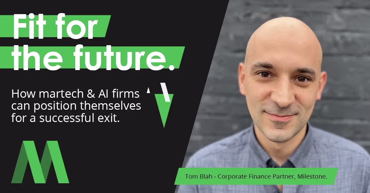 Fit for the Future: how AI and martech firms can position themselves for a successful exit